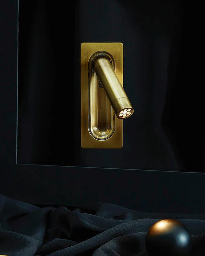 Bedside Wall Light with Spot-6W Gold