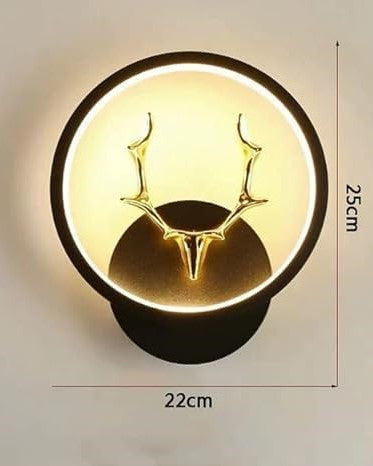 Deer Head LED Wall Light