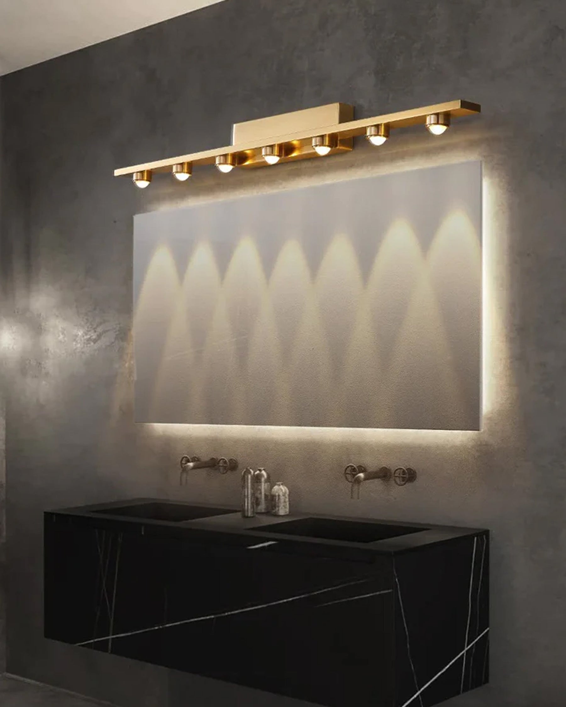 7 Head Mirror Wall Light - The Decor Kart