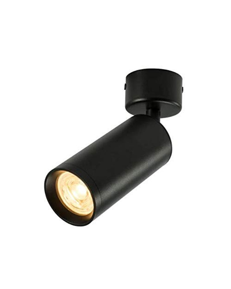 Bedside Reading Light Black Cylindrical Spotlight 5W-BK