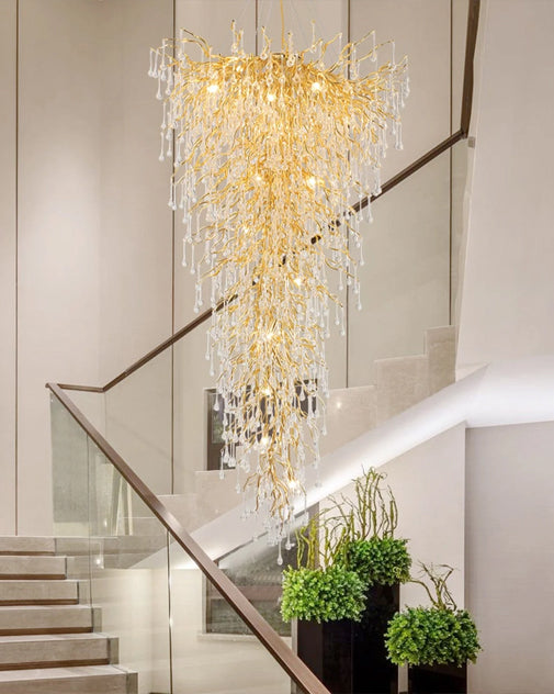 Aurora Crystal Vine Chandelier