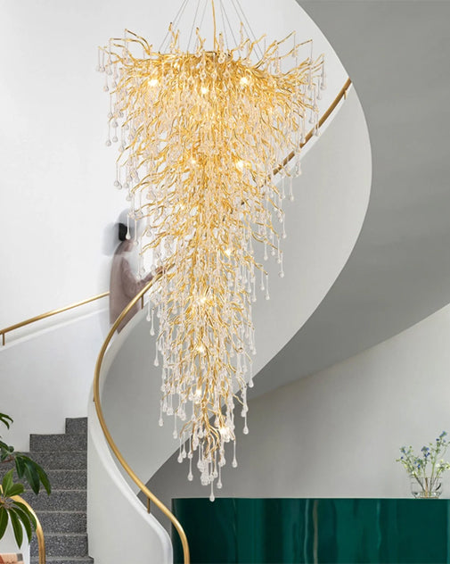 Aurora Crystal Vine Chandelier