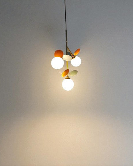 Citrus Bloom Cluster Pendant Light - 3 Blub