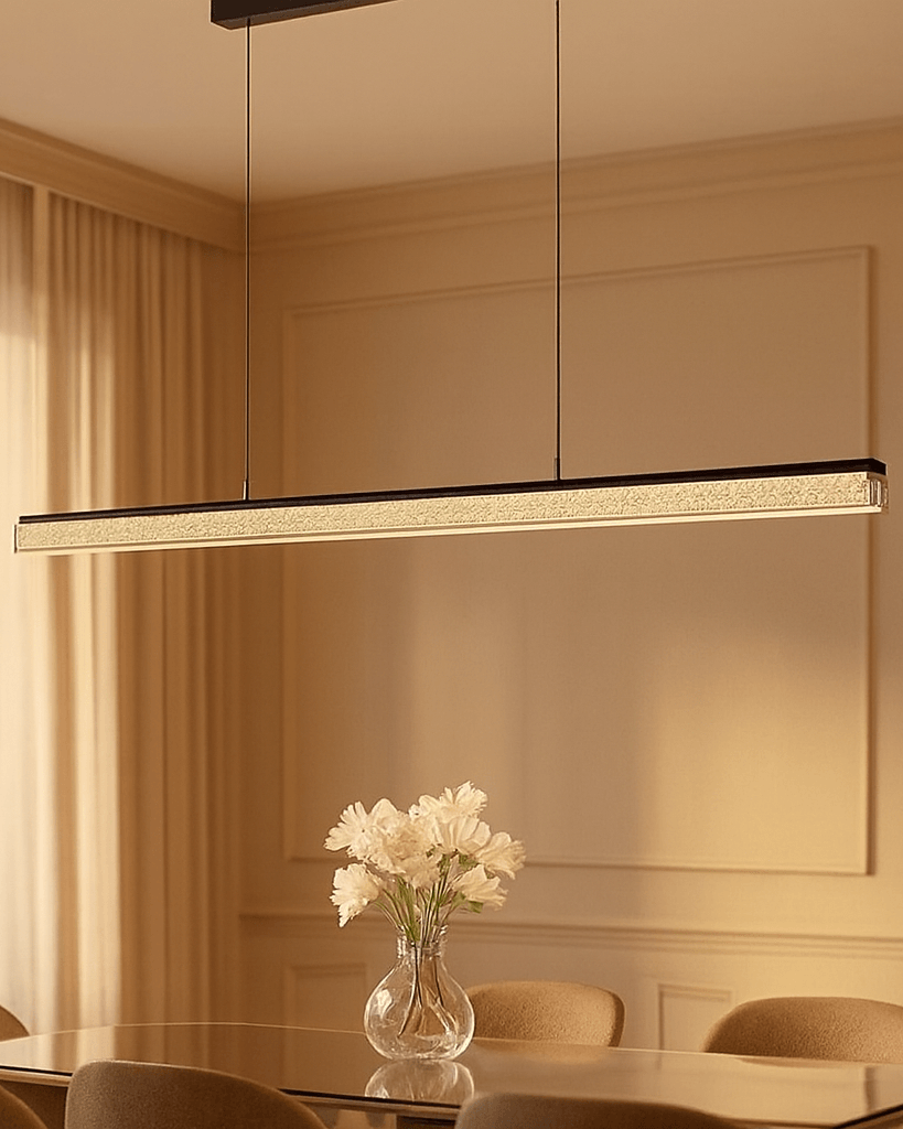 Aurora Linear Crystal Pendant Light