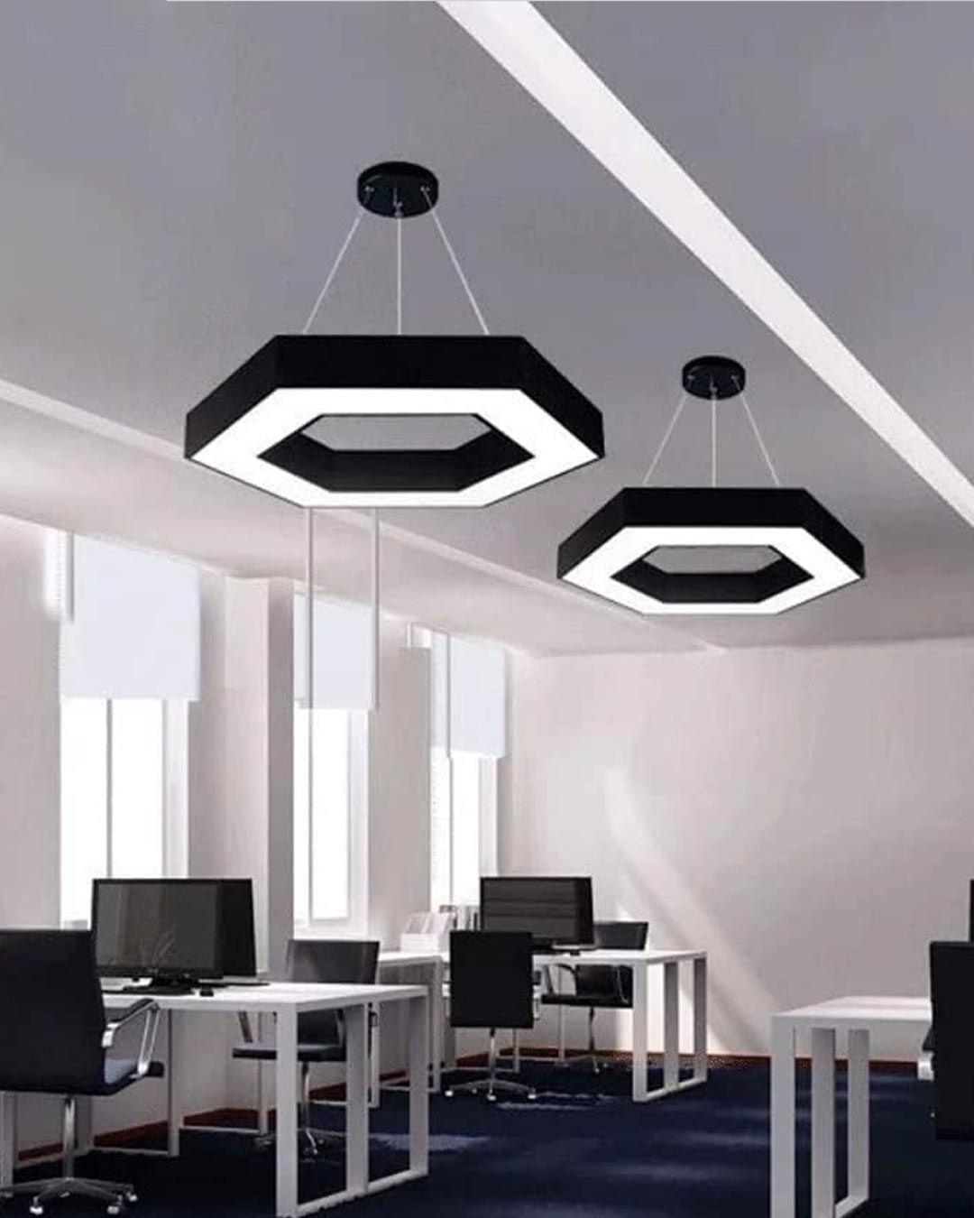 Modern Hex LED Pendant Light