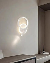 Round LED Spot Wall LIght - White