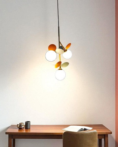 Citrus Bloom Cluster Pendant Light - 3 Blub