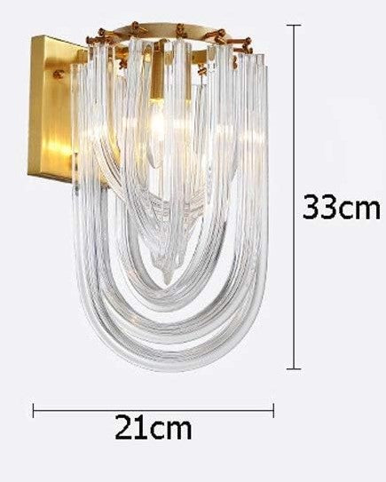 Led Postmodern Design Glass Wall Light
