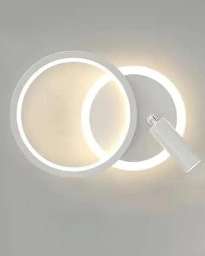 Round LED Spot Wall LIght - White