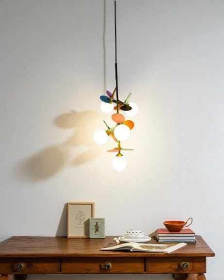 Citrus Bloom Cluster Pendant Light - 5 Blub