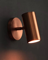 Bedside Reading Light Cylindrical Spotlight 5W-Rose Gold