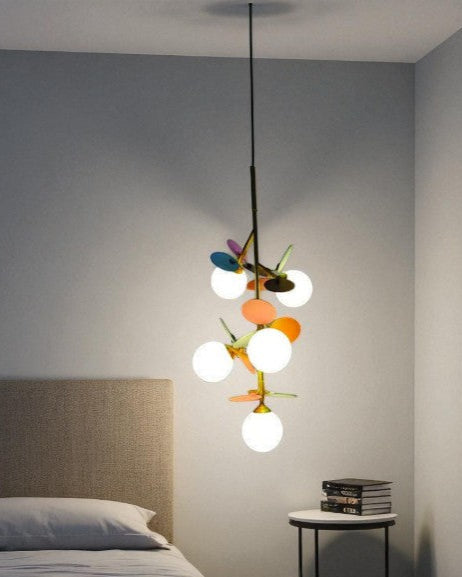 Citrus Bloom Cluster Pendant Light - 5 Blub