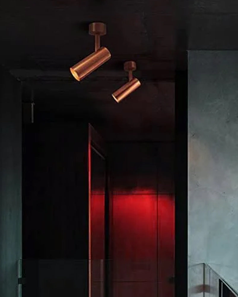 Bedside Reading Light Cylindrical Spotlight 5W-Rose Gold