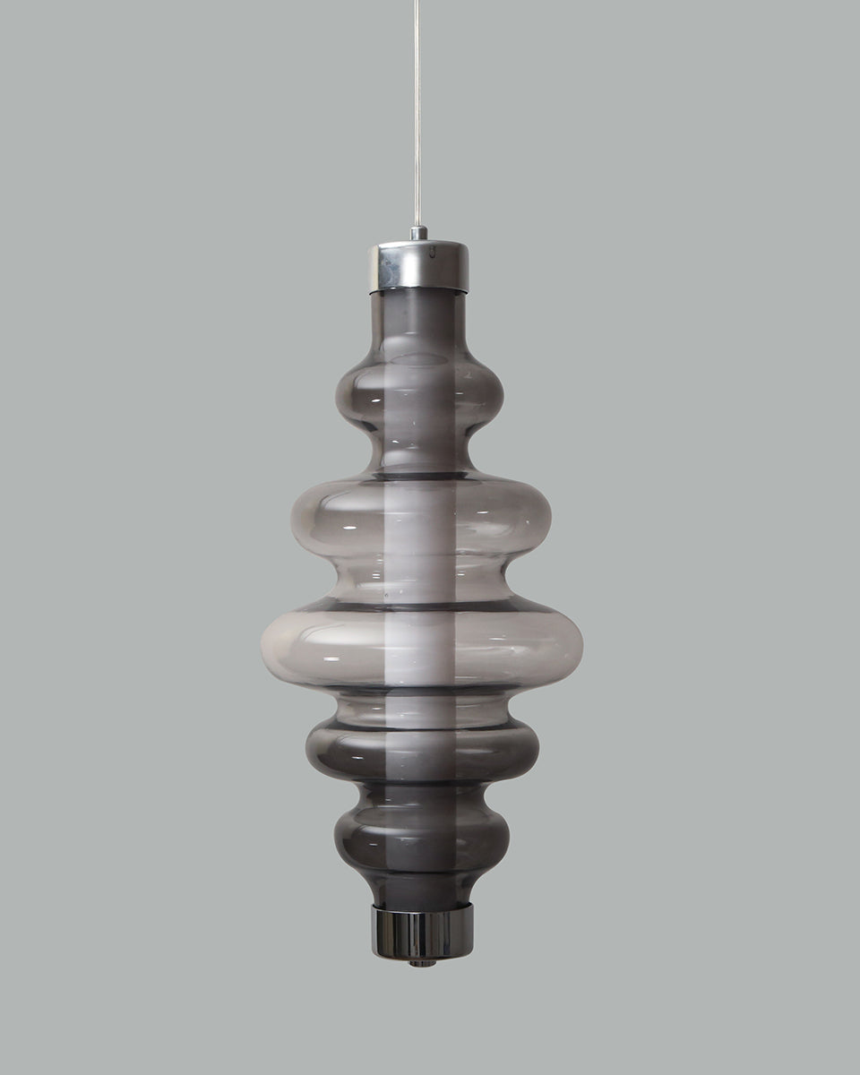 Aurora Globe Pendant Light - Smoke