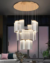 Luma Prism Layered Chandelier
