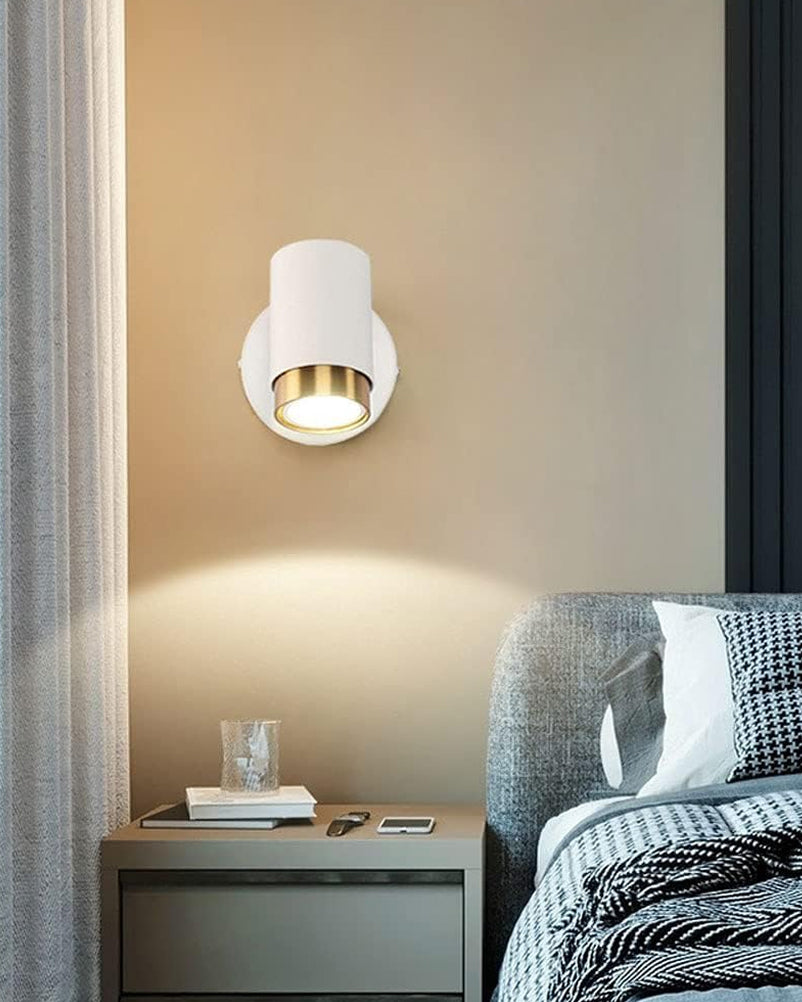 Pictures Artwort White Cylindrical Spotlight 9W