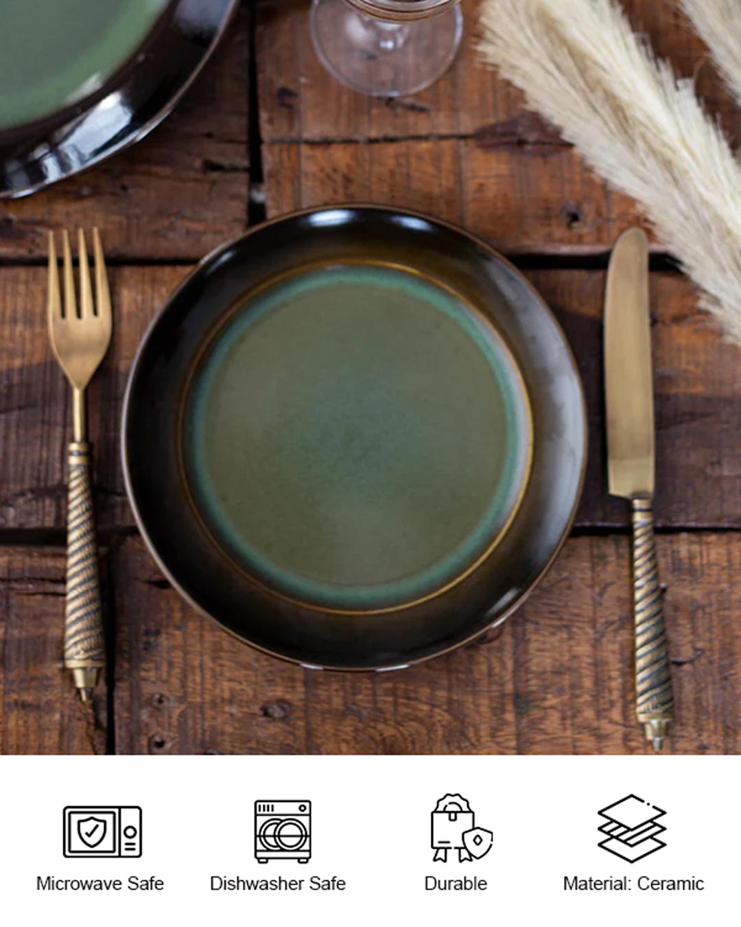 Cobalt Quarter Plate