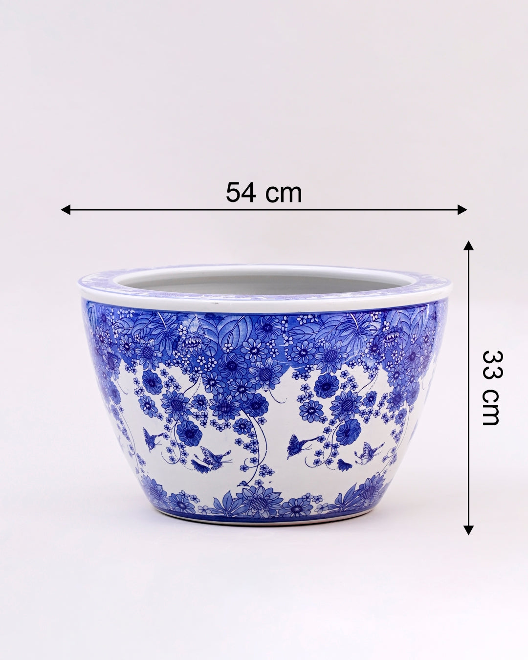 Blue & White Blossom Harmony Planter