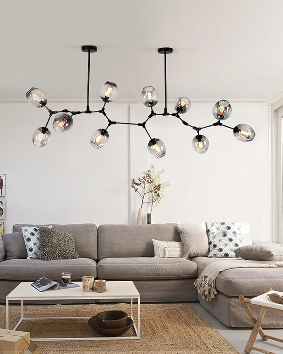 Molecular Glass Bubble Chandelier - The Decor Kart