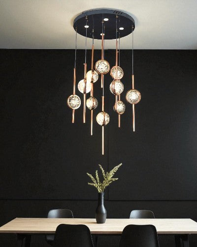 Celestial Orbit Crystal Chandelier