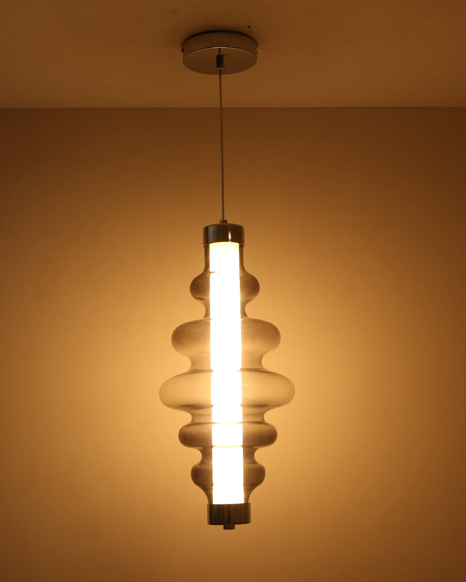 Aurora Globe Pendant Light - Smoke