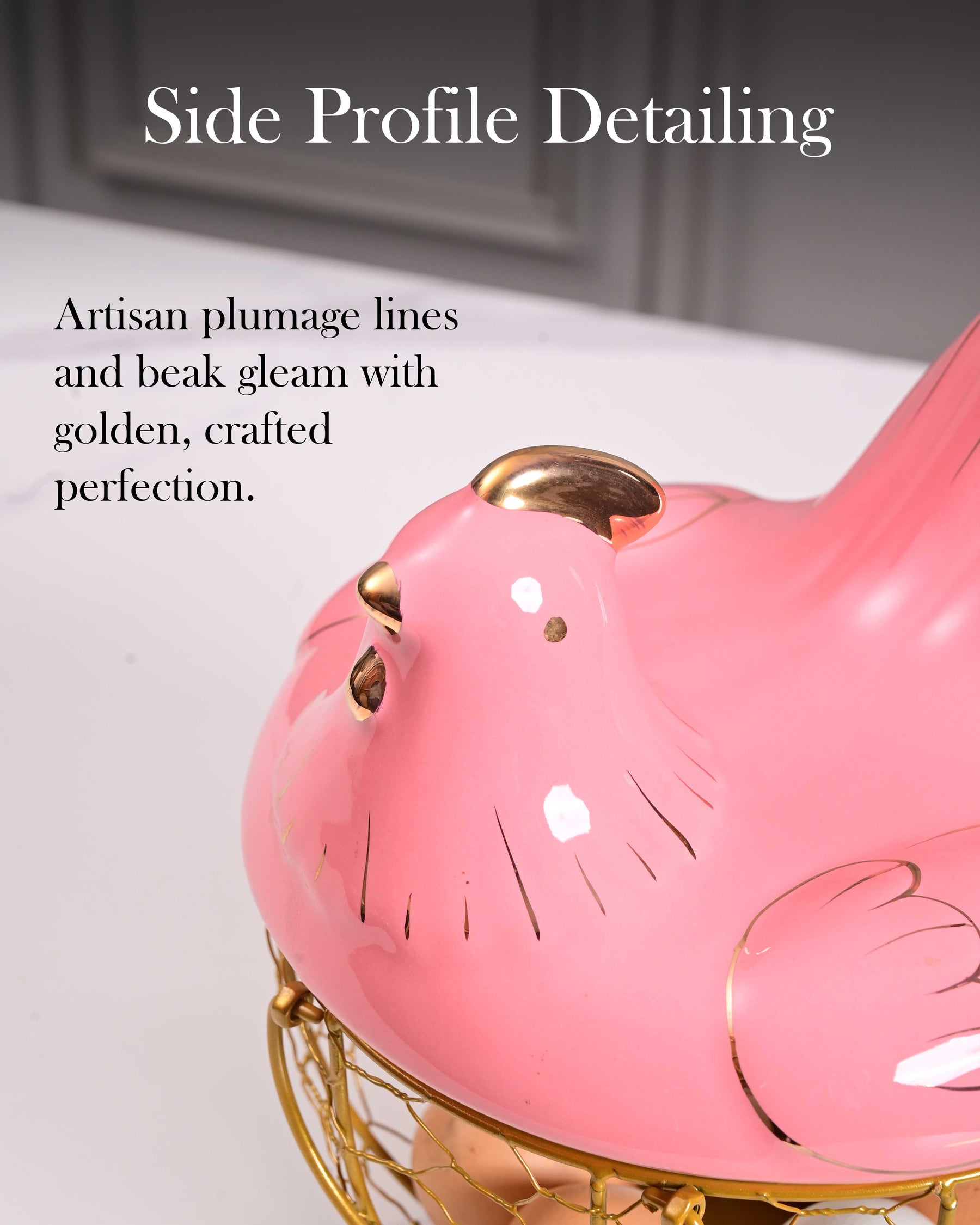 Rooster Egg Basket - Pink