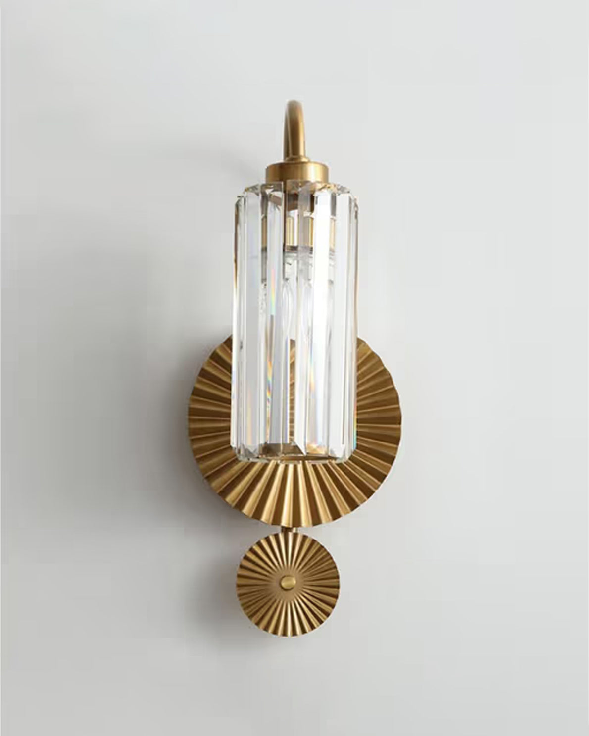 Crystal Radiance Gold Wall Light