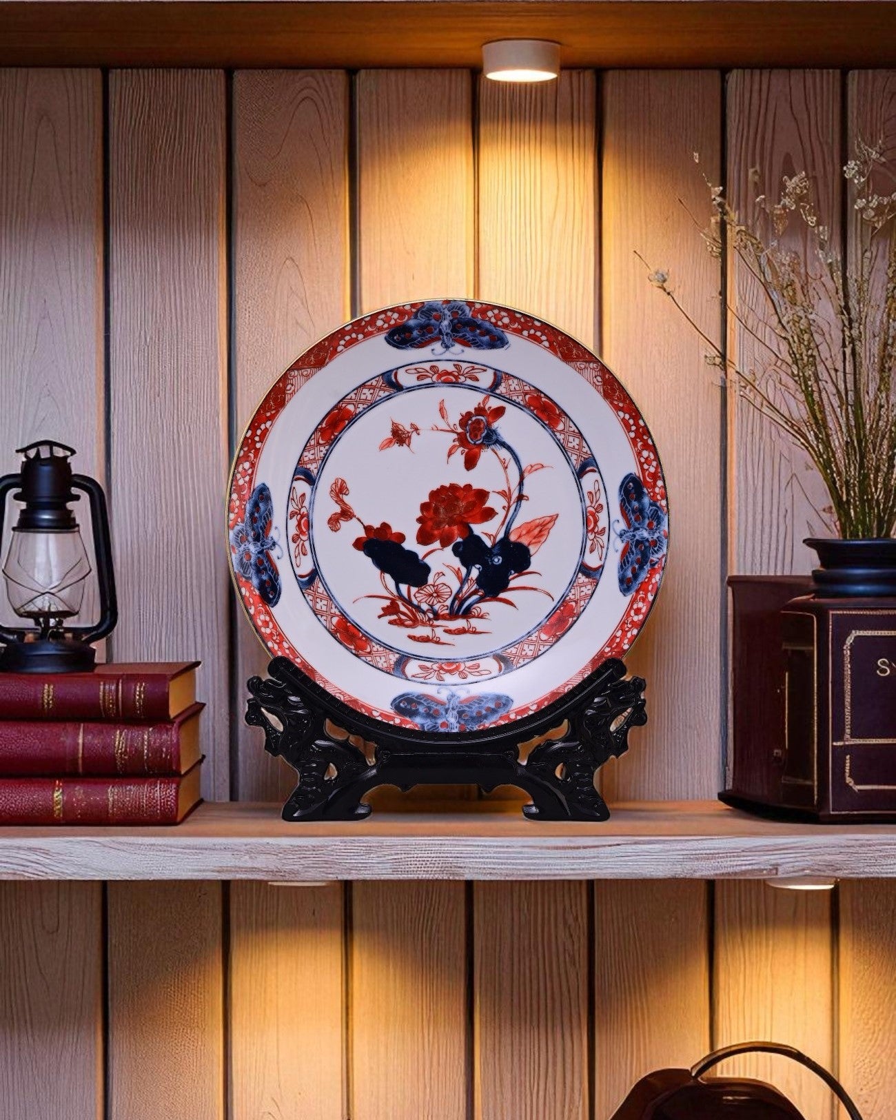 Oriental Imari Garden Decorative Plate - 10"