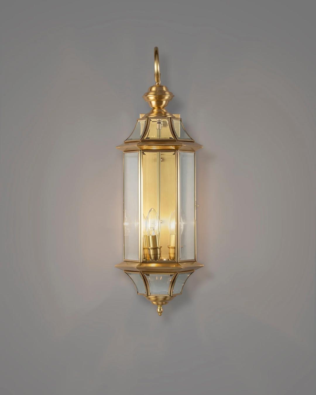 Vintage Retro Brass Wall Light - The Decor Kart
