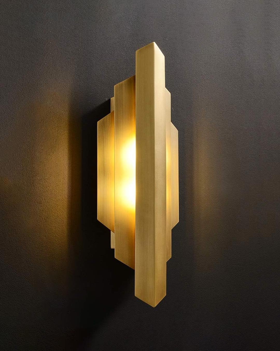 Postmodern Golden Wall Light - The Decor Kart