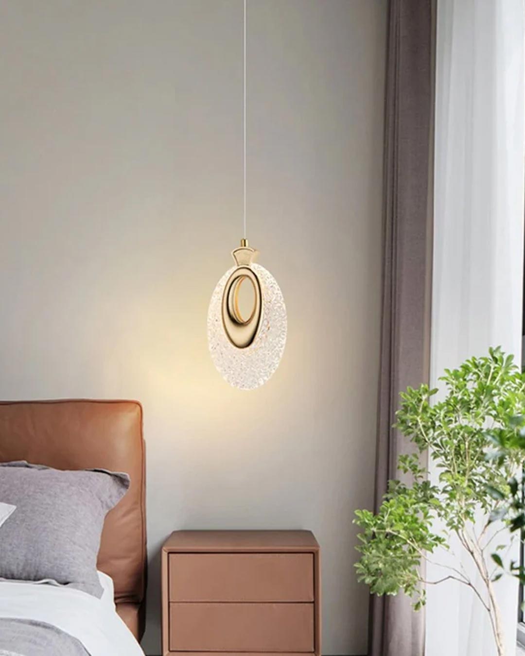 Tinsel Hoop LED Pendant Light - The Decor Kart