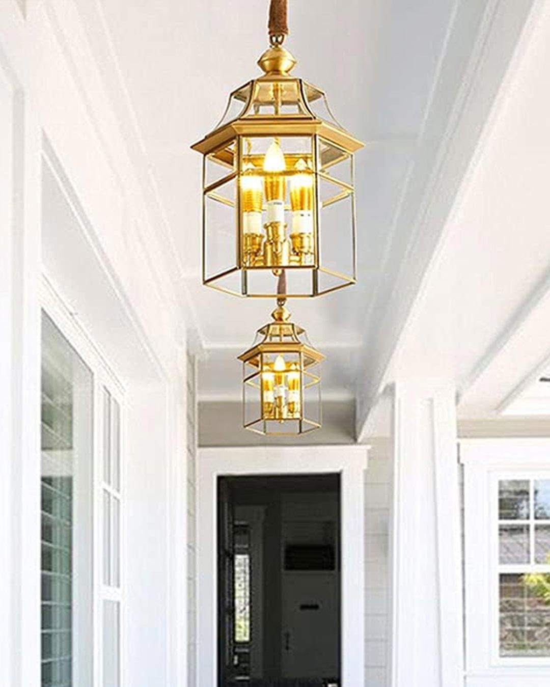 'European' Brass Pendant Light - The Decor Kart