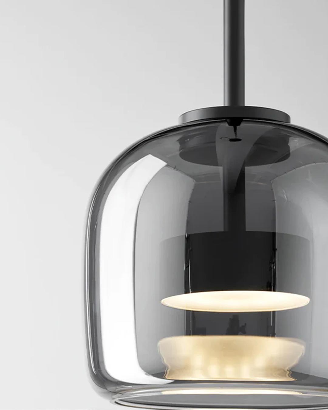 Valentino Ceiling Pendant Light - Smoke - Set Of 2 - The Decor Kart