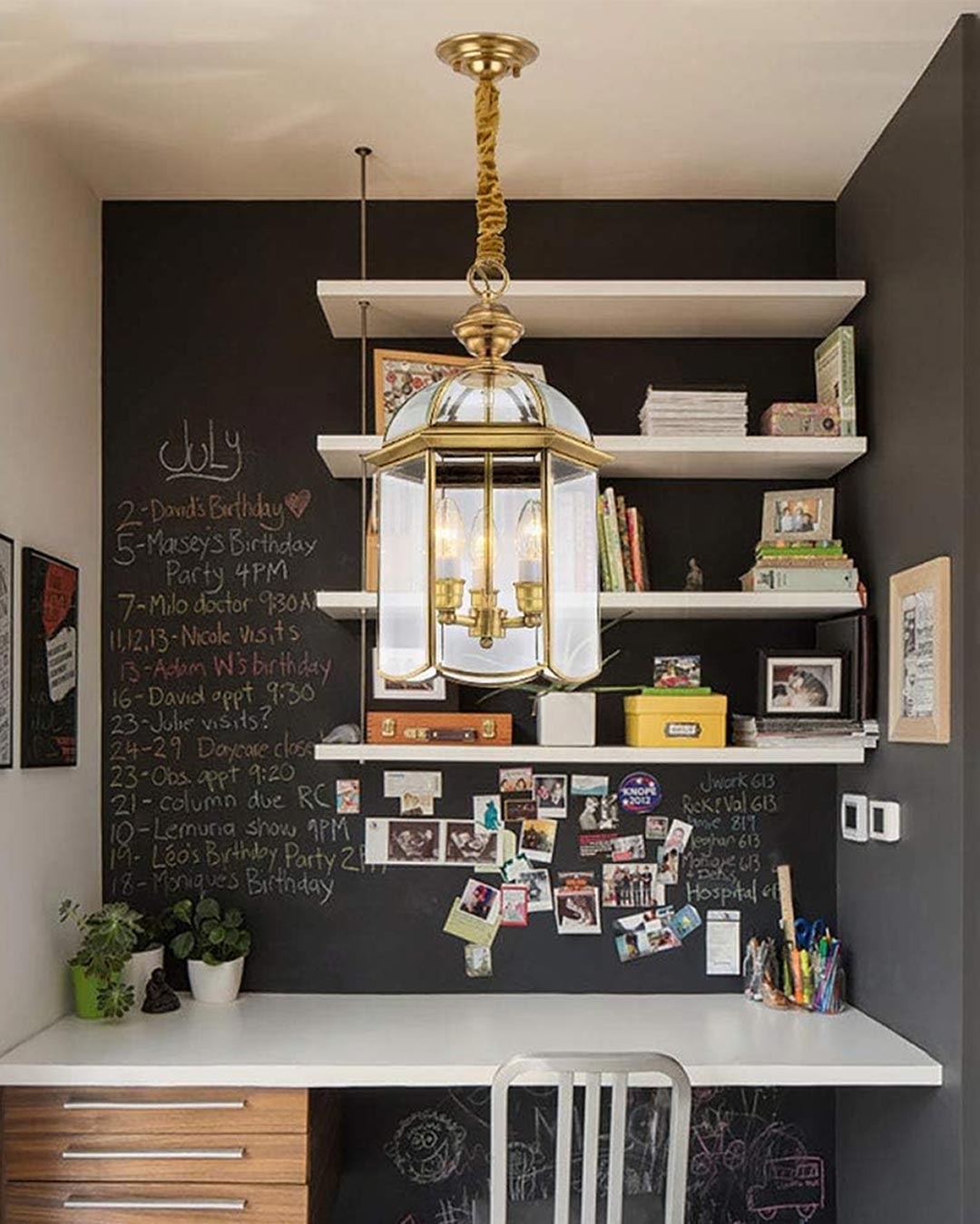 'European' Brass Pendant Light - The Decor Kart