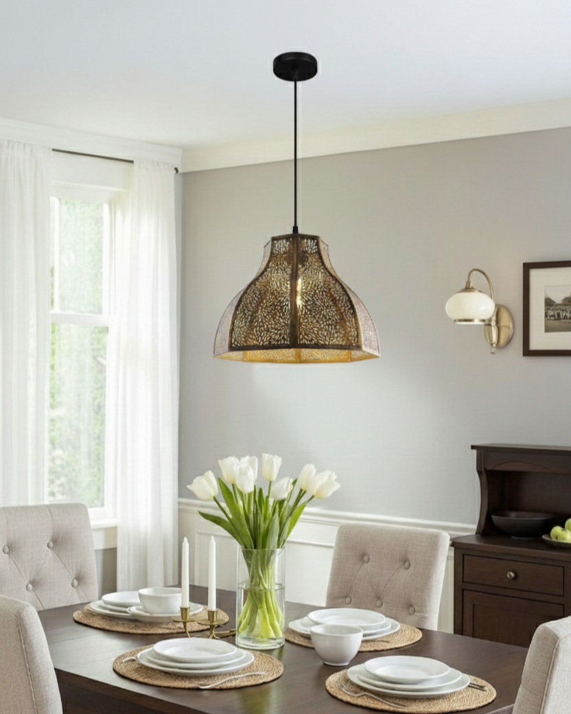 Moroccan Filigree Pendant Light
