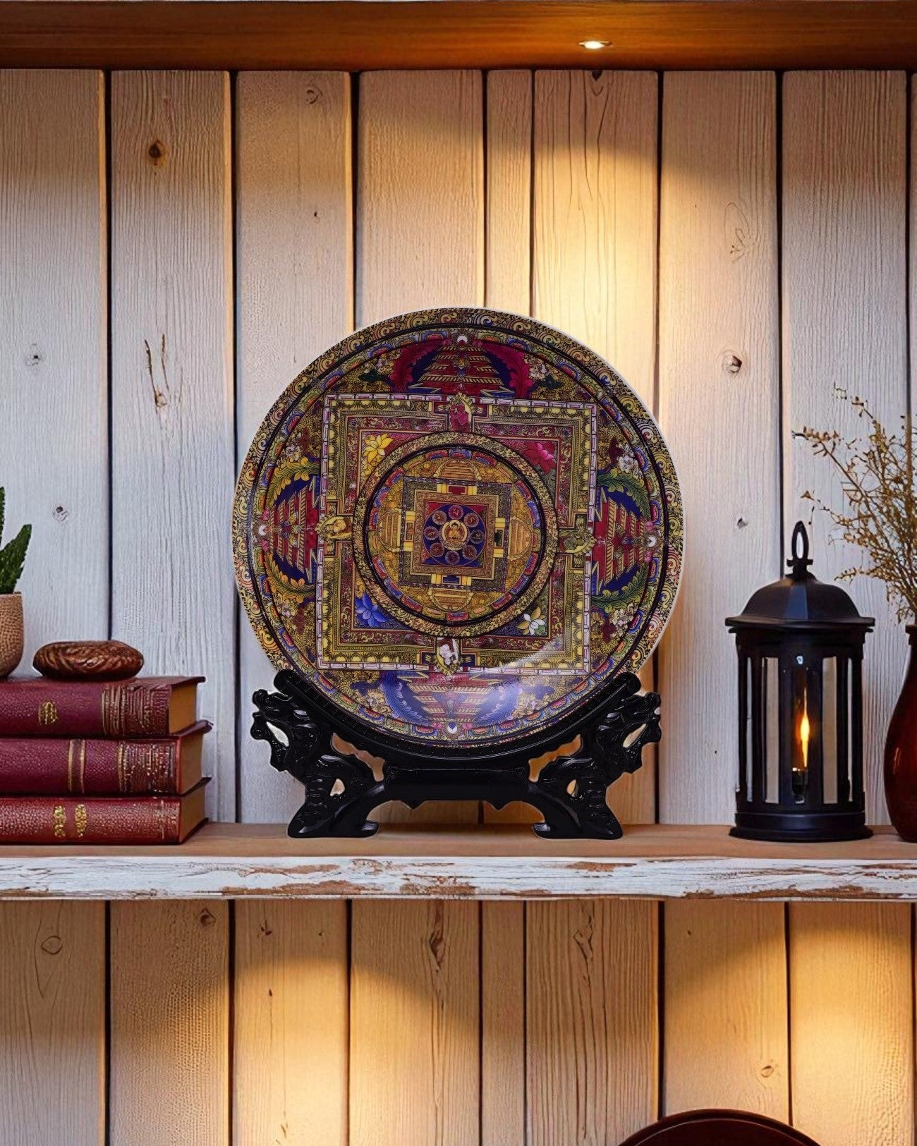 Mandala Art Decorative Plate - 10"