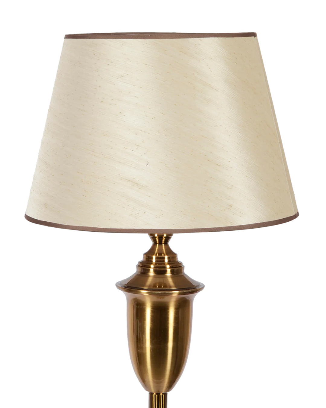 Mid-Century Gold Metal Floor Lamp - The Decor Kart