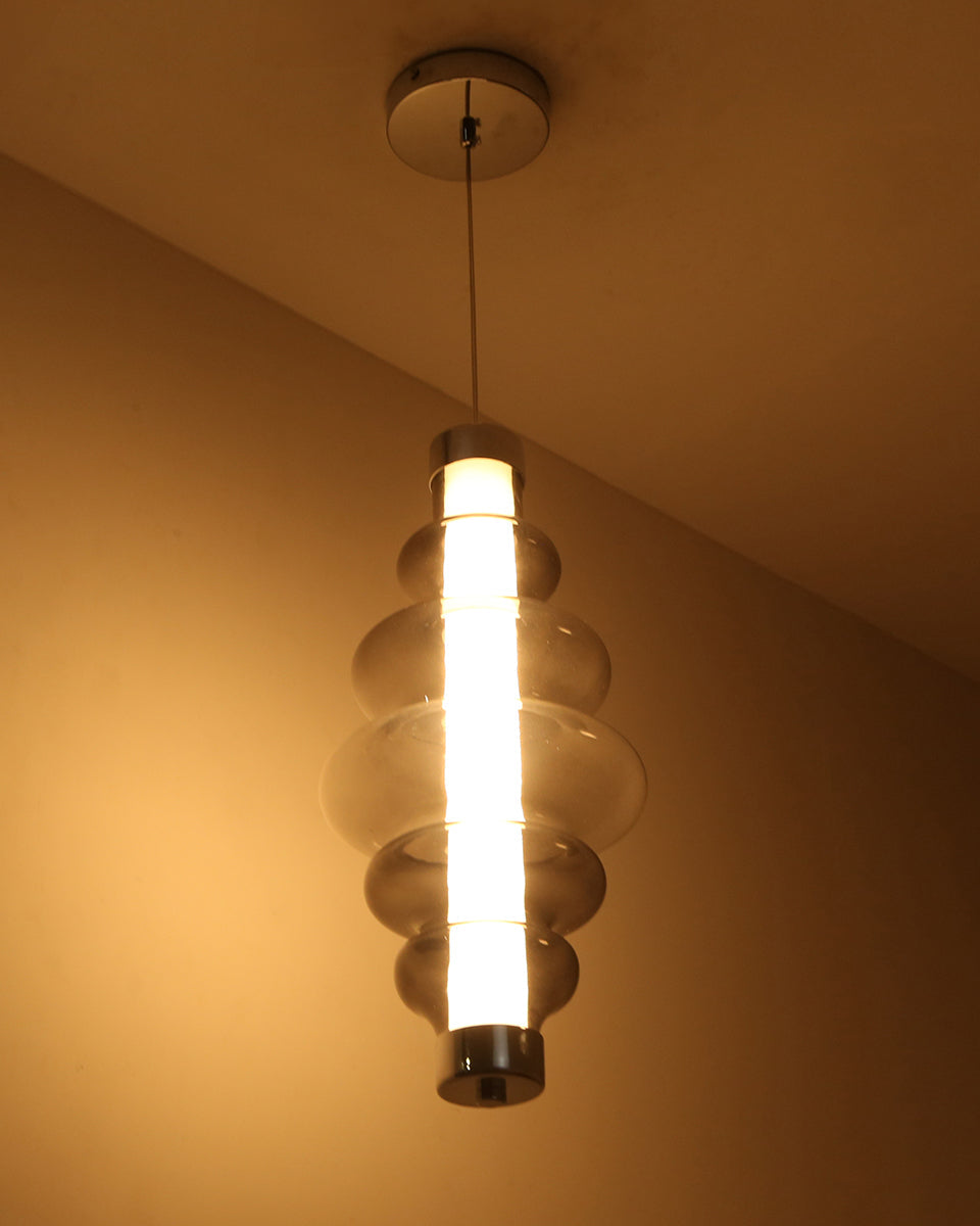 Aurora Globe Pendant Light - Smoke