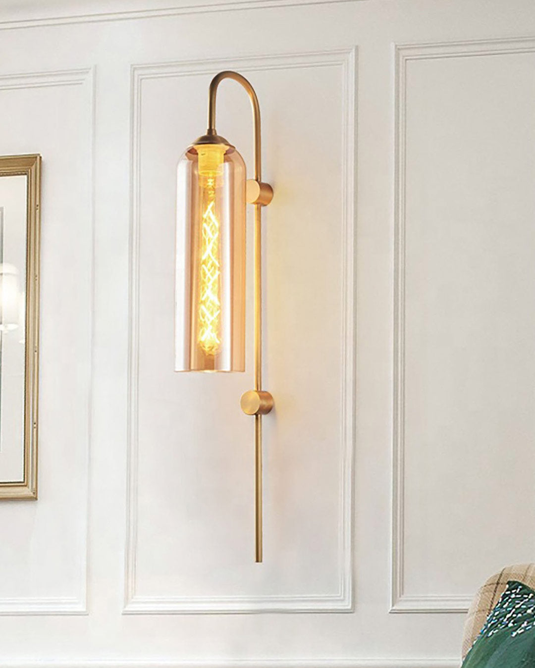 Ithaca Wall Sconce - Amber - The Decor Kart