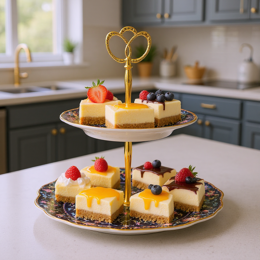 Royal Blossom 2-Tier Cake Stand