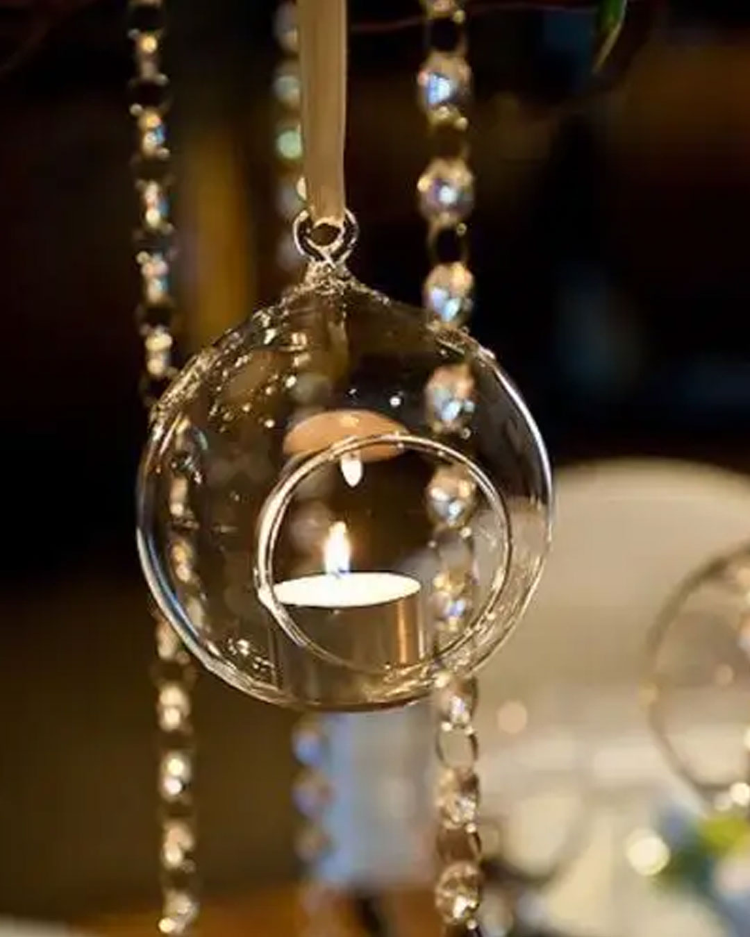 Terrarium Globe Tealight Candle Holder - The Decor Kart