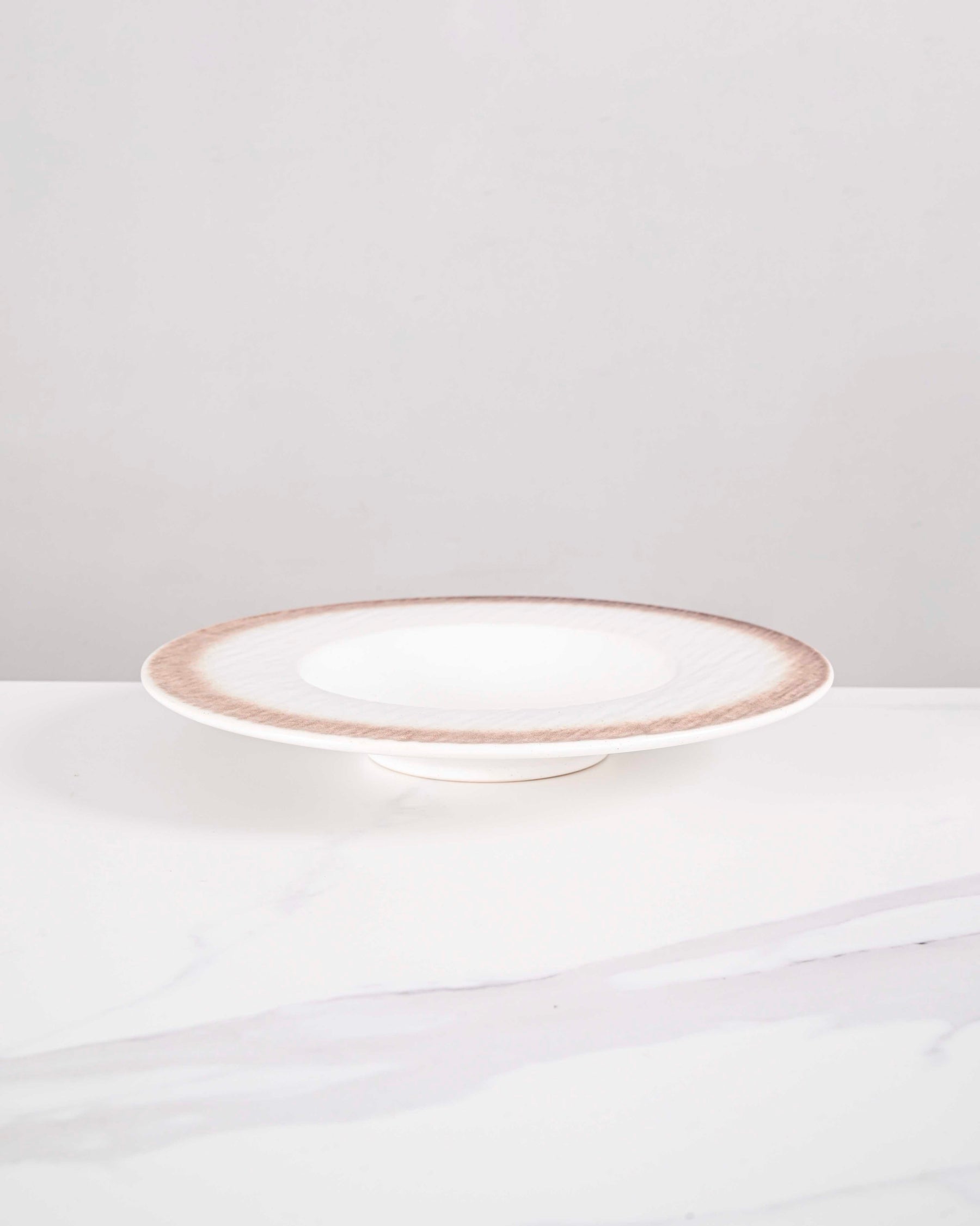 Artisan Glazed Ceramic Pasta plate