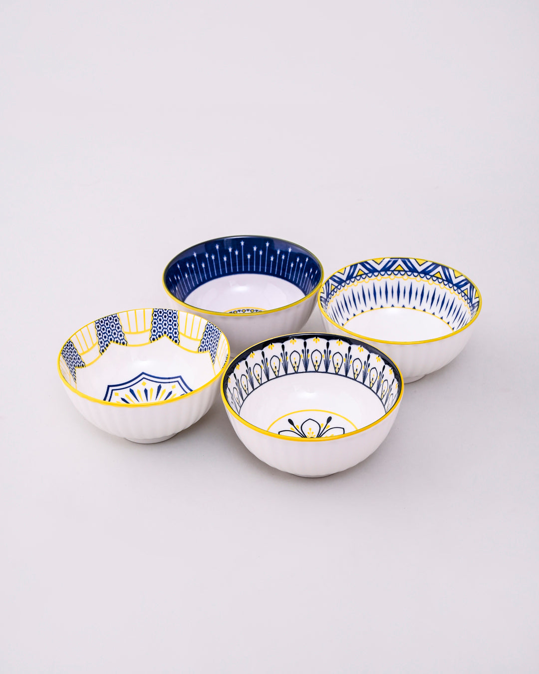 Classic Mandala Art Bowl - Set Of 4