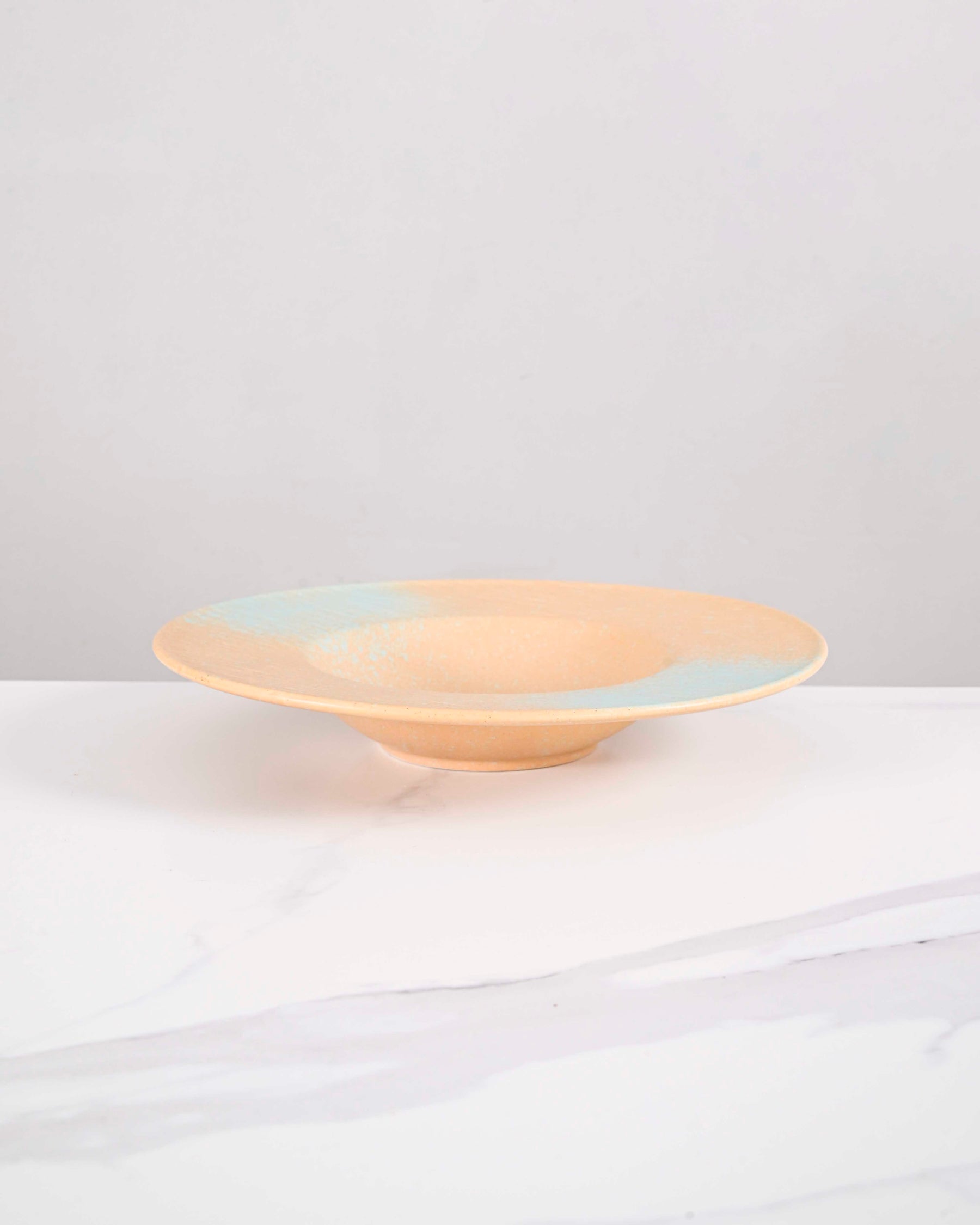 Golden Drift Matte Pasta Plate