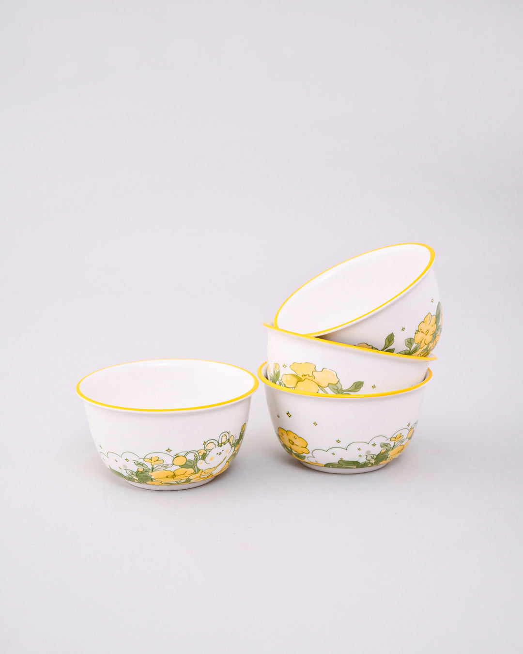 Spring Meadow Katori - Set Of 4