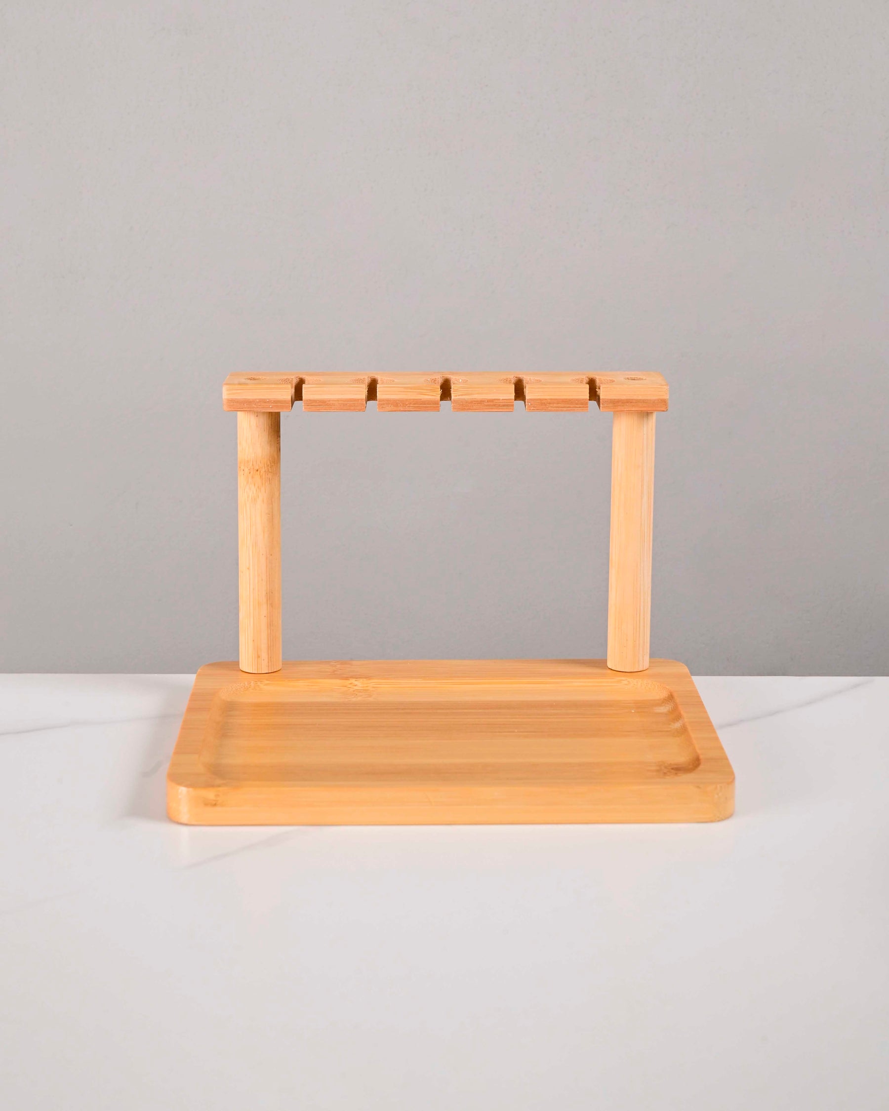 Wooden Cheese & Butter Knife Set With Glass Dome