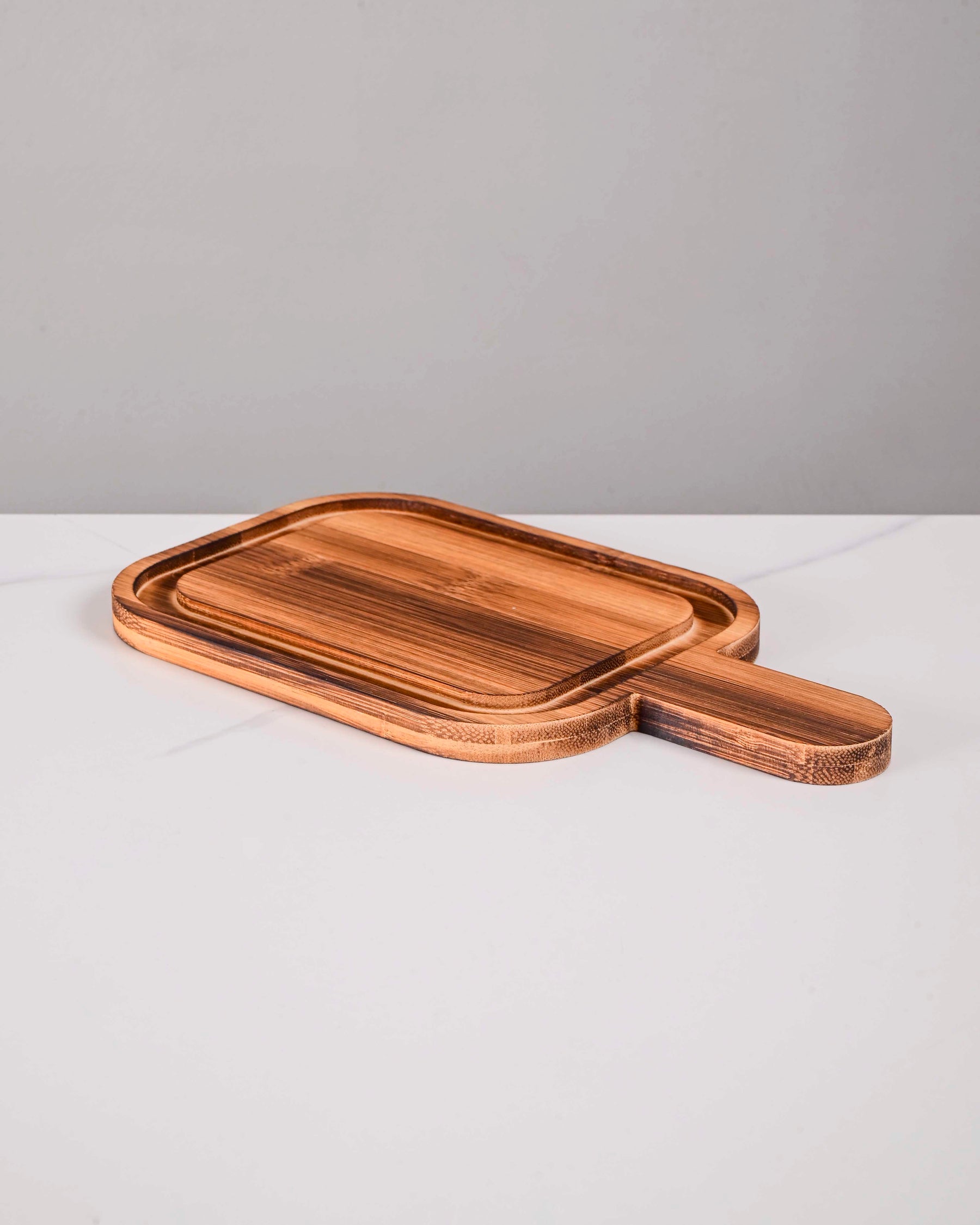 Wooden Base With Glass Dome Butter Dish