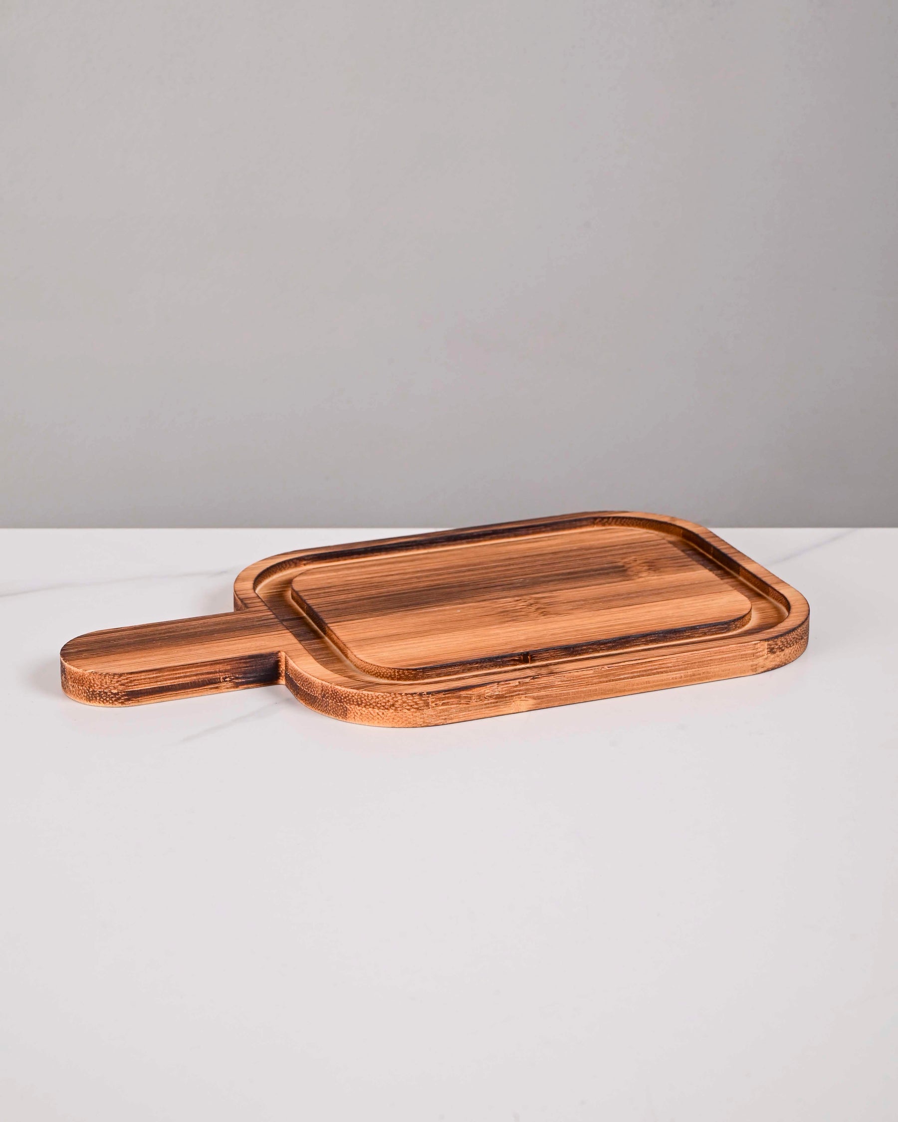 Wooden Base With Glass Dome Butter Dish