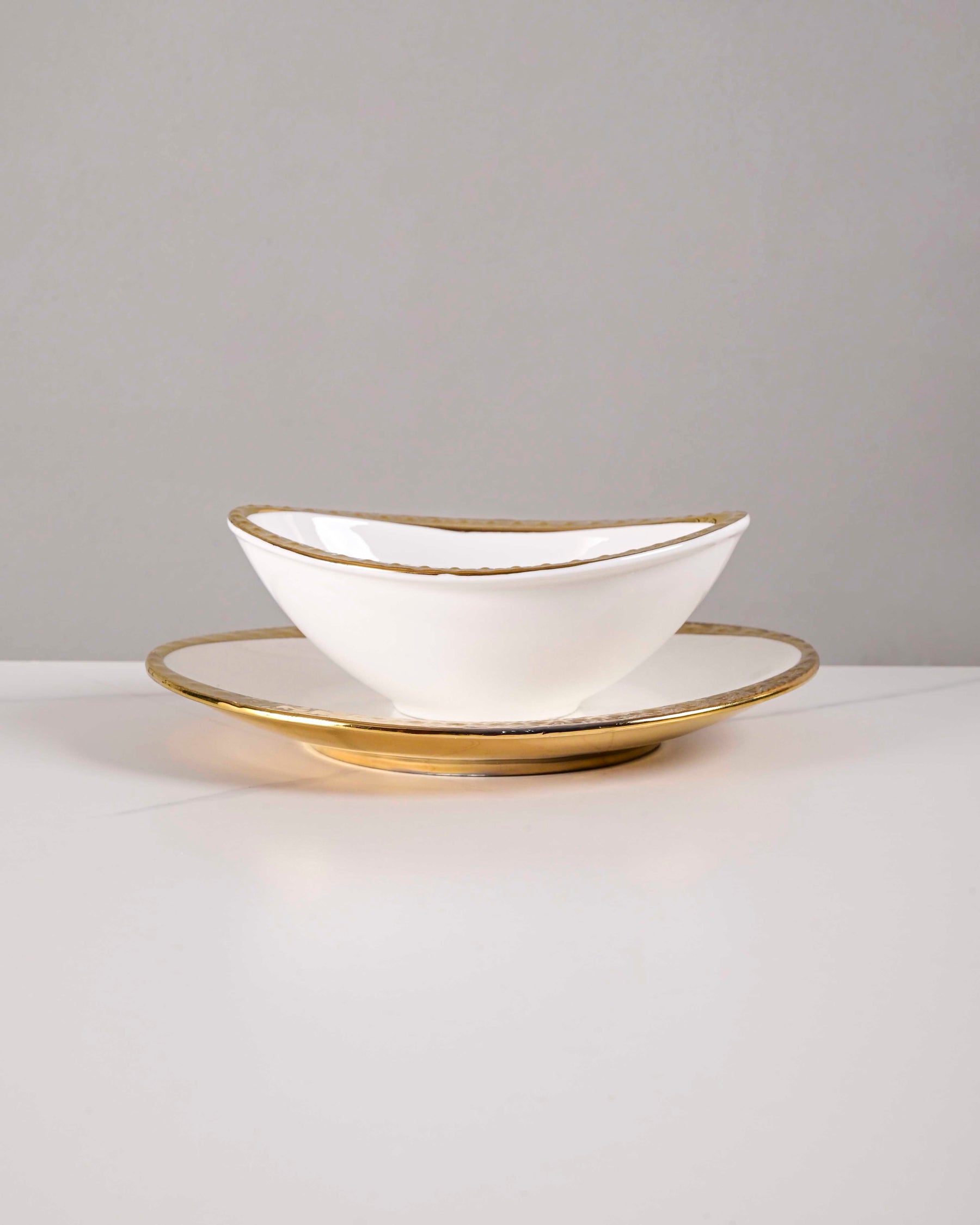 Radiant Edge Bowl With Tray