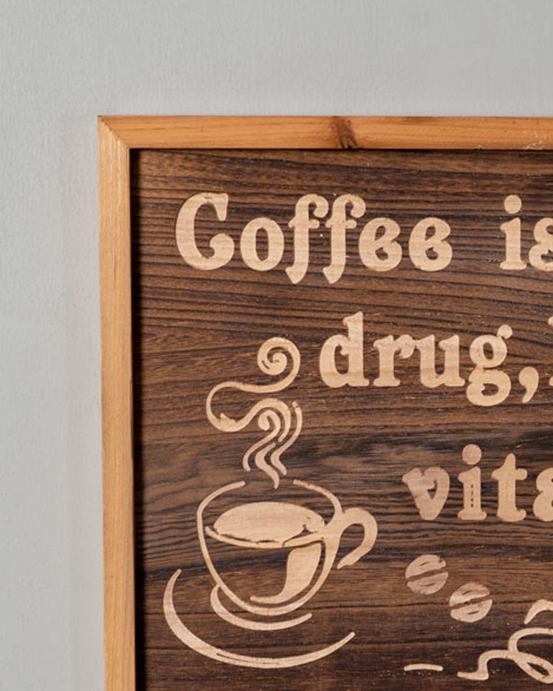 Vitamin Coffee Wall Art - The Decor Kart